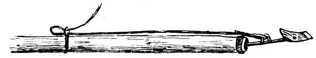 Современный гарпун с металлическим наконечником для охоты на моржей